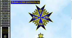 Desktop Screenshot of pourlemerite.org